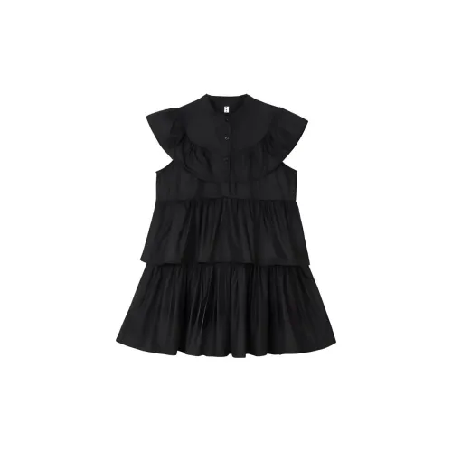 Beauty At 19 Short-Sleeved Dresses Women's Black