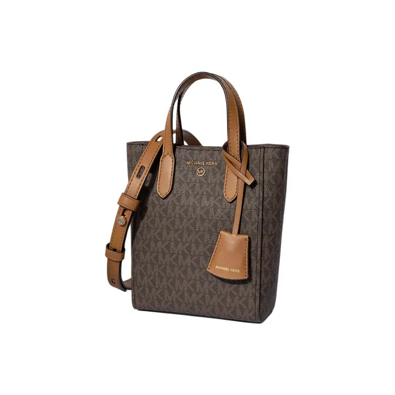 MICHAEL KORS Polyurethane Shoulder Bag Crossbody Bag Extra Small Women's Brown & Walnut-4