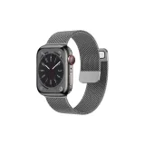 Dual Magnetic Beige Blue Steel Band-Space Gray[Strap Only, Movement Not Included]