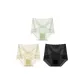 B Set-Sheer Lace-Green+Light Skin+Black