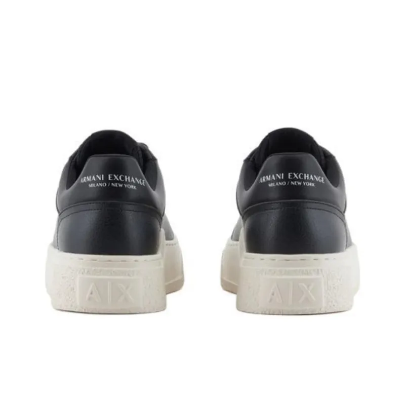 ARMANI EXCHANGEAE Low Top Skateboard Shoes Men's Black-3