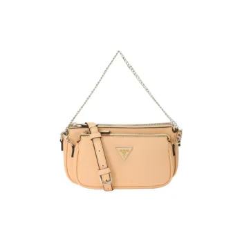 GUESS Polyurethane Handbag Shoulder Bag Crossbody Bag Women's Orange