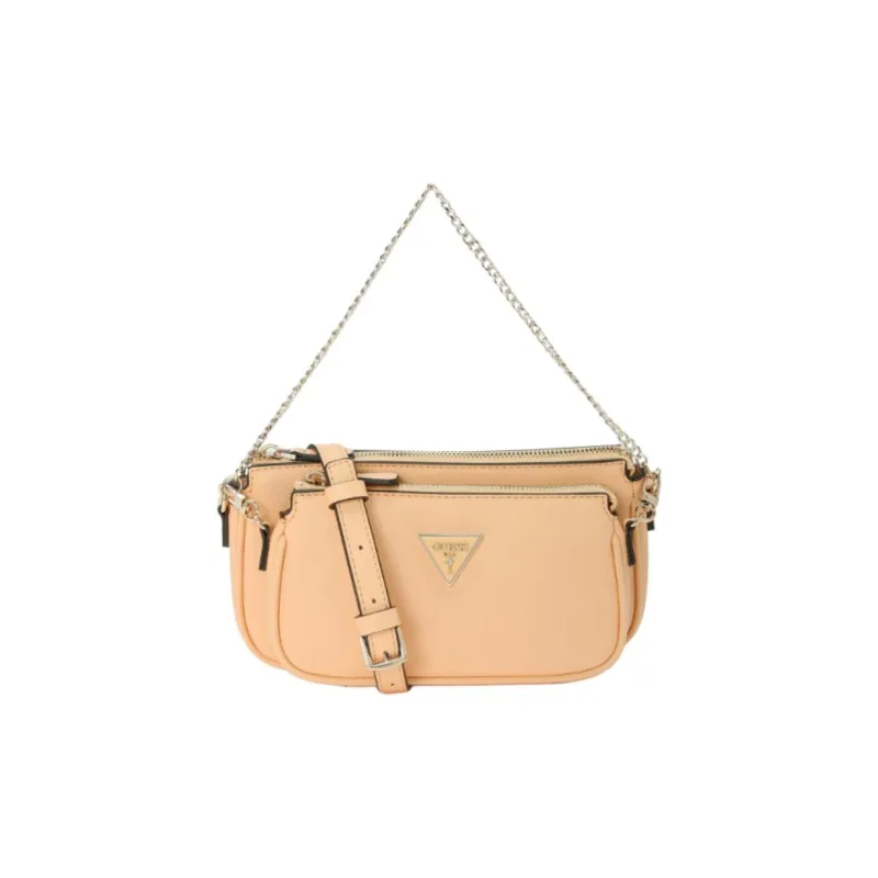 GUESS Polyurethane Handbag Shoulder Bag Crossbody Bag Women's Orange-0