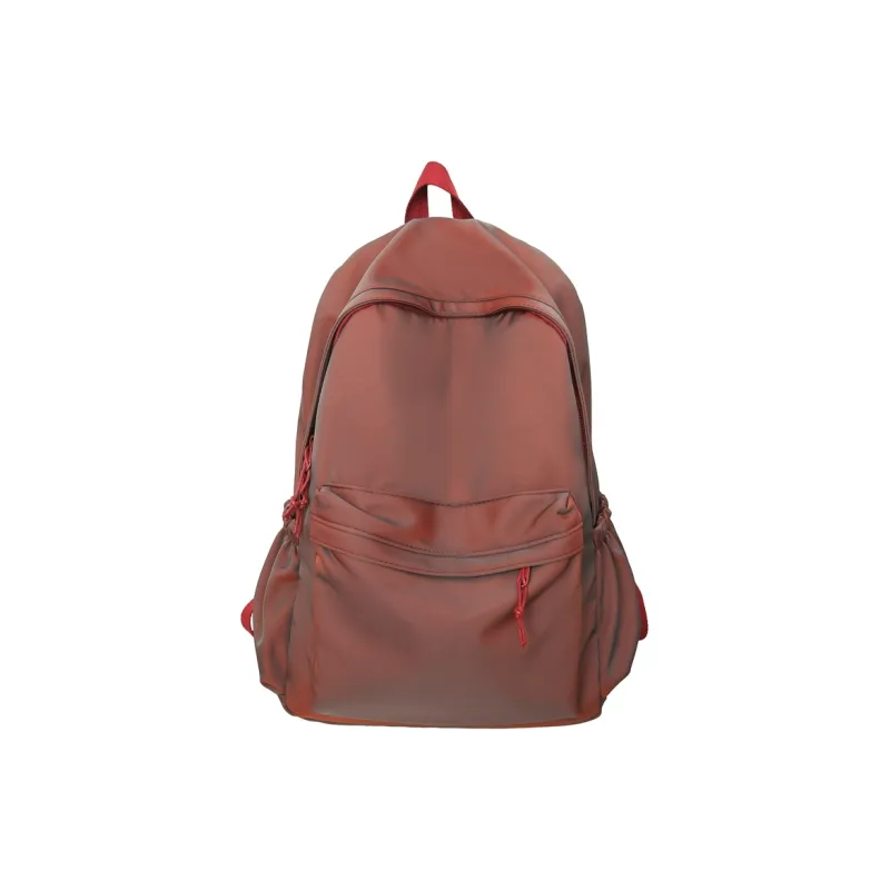Kaka Tree Nylon Backpack Regular Unisex Black/Purple/Brick Red/Blue-3