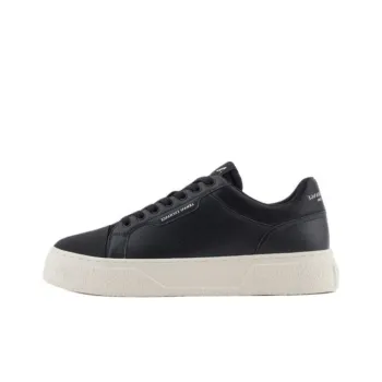 ARMANI EXCHANGEAE Low Top Skateboard Shoes Men's Black