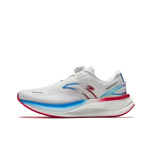 ANTA Running Shoes Men Low-Top Pure White/Blue/Classic Red