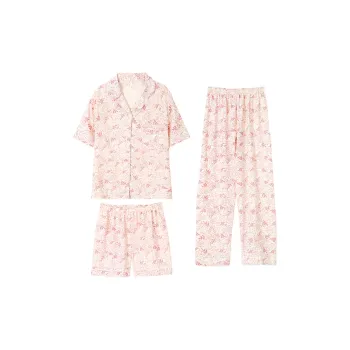 CAIHENGTONG Pajama Set Women's Small Leaf