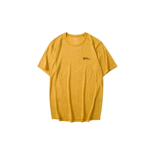 JACK WOLFSKIN T-Shirts Men Curry Yellow