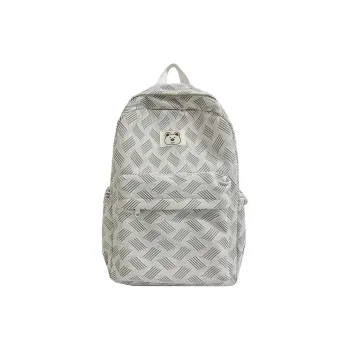 Venerable Brahma Composite Cloth Backpack Regular Women's Gray/Purple/Green/Blue