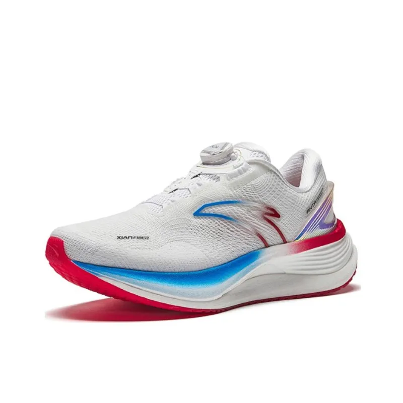 Anta Champion 3rd Gen PRO Abrasion Resistant Low Top Casual Running Shoes Men's White Blue Red-1