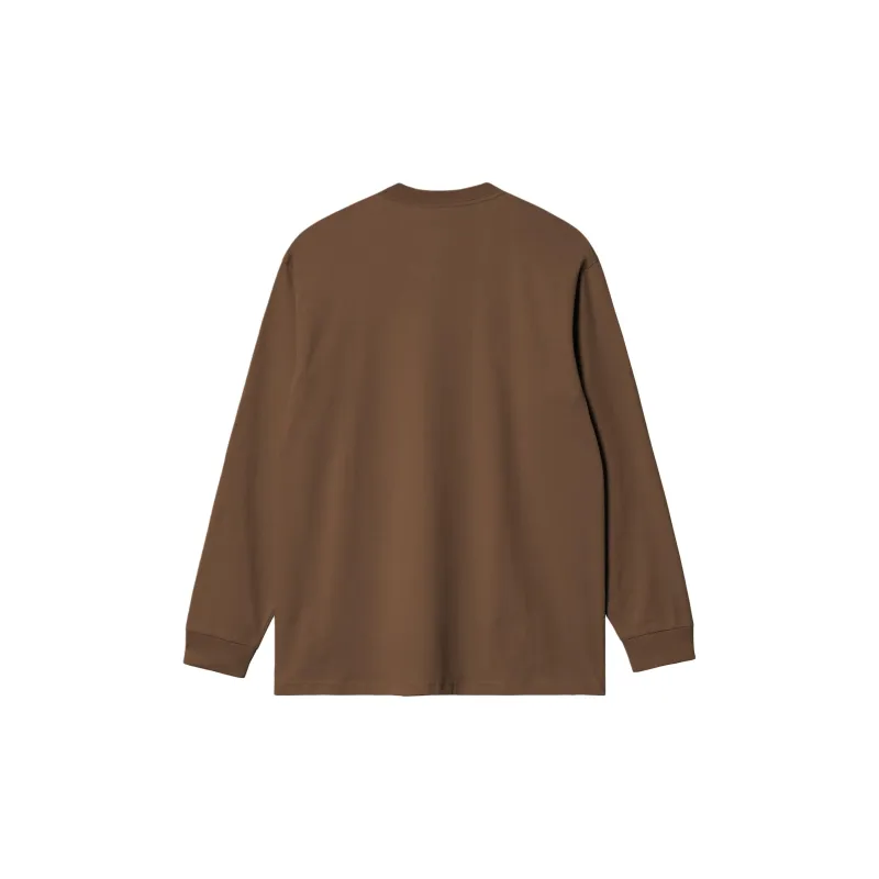 Carhartt WIP Chase T Shirt T Shirt Men's Chocolate-1