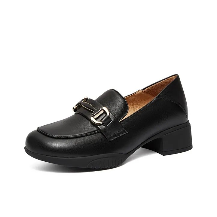 HANG TEN Loafers Chunky Heel Women's-1