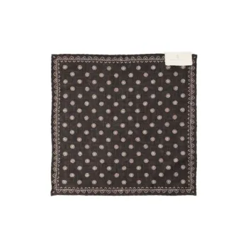 Brunello Cucinelli Geometric-Printed Finished Edge Pocket Square