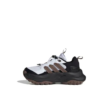 Adidas Maxxwavy Slip Resistant Cushioning Low Top Kids Lifestyle Shoes Black White Brown Kids'
