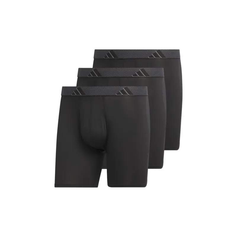 Adidas Free Shipping With AdiClub Microfiber Boxer Briefs 3 Pack-0