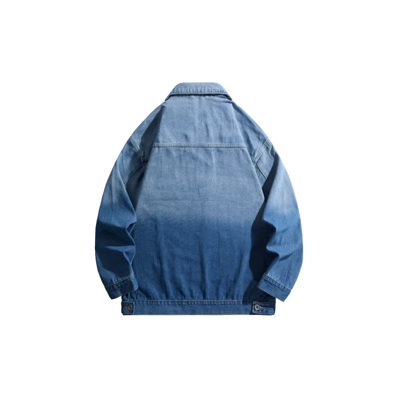 IGOI Denim Jacket Unisex Blue Sky And White Clouds-1