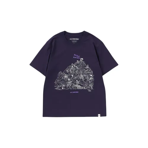 And Wander T-Shirts Unisex Purple