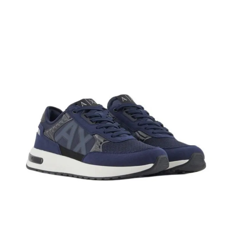 ARMANI EXCHANGEAE Low Top Casual Shoes Men's Blue-2