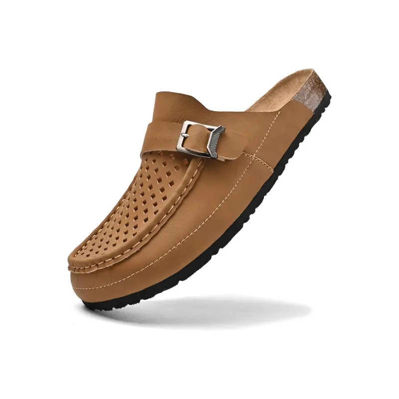 OUBT Cork Sole Wrap toe Slippers Men's-11