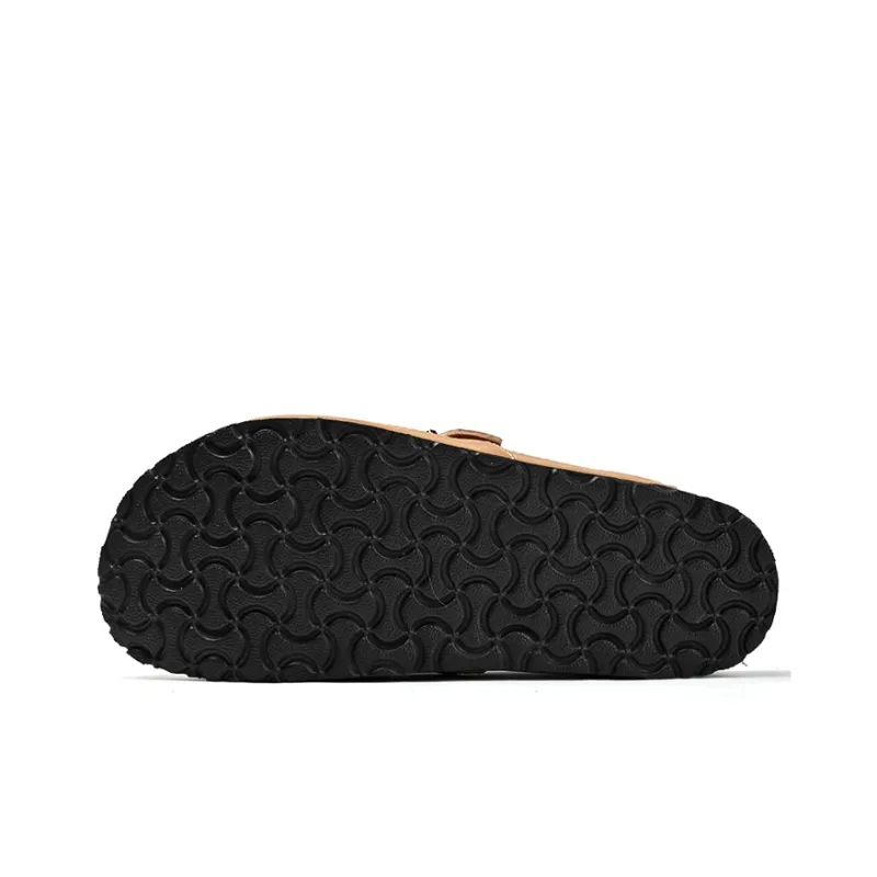 OUBT Cork Sole Wrap toe Slippers Men's-5