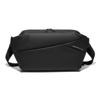 Victorian Traveler Membrana Dermalis Messenger Bag, Shoulder Bag, Crossbody Bag Regular Men's Black