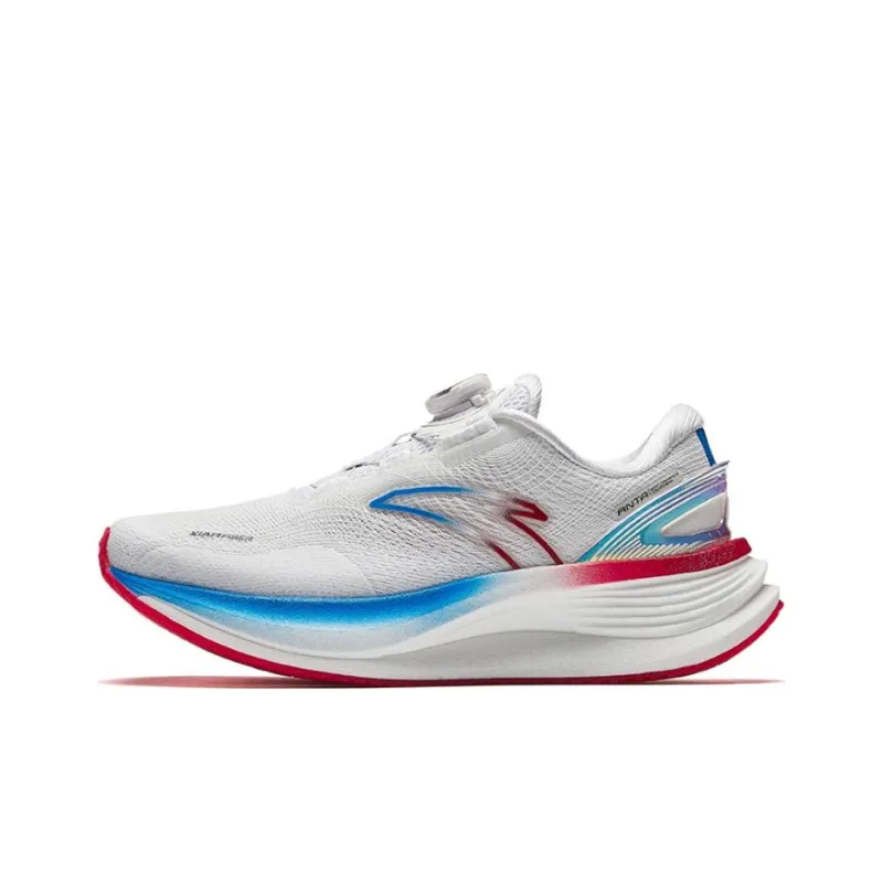 Anta Champion 3rd Gen PRO Wear-Resistant Low-Top Running Shoes Women's White Blue Red-0
