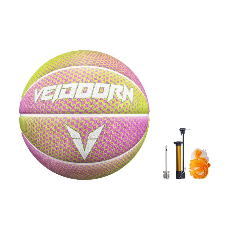 VEIDOORN Rubber Basketball Size 7 Training Unisex-1