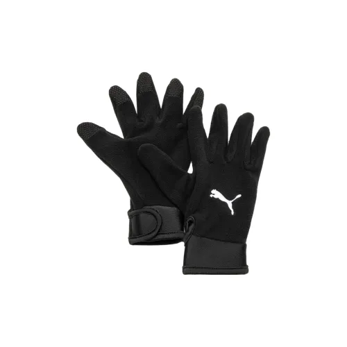 PUMA Polyester Knit Gloves Men's Black