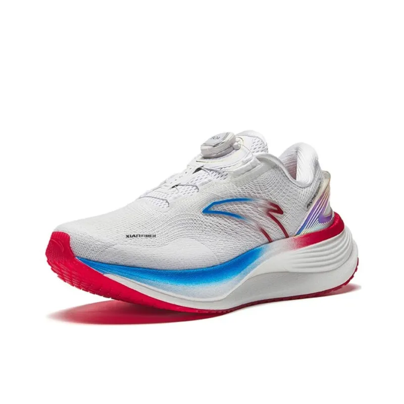 Anta Champion 3rd Gen PRO Wear-Resistant Low-Top Running Shoes Women's White Blue Red-1