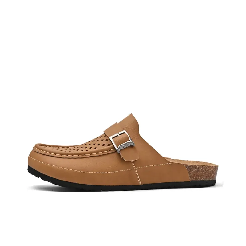OUBT Cork Sole Wrap toe Slippers Men's-6