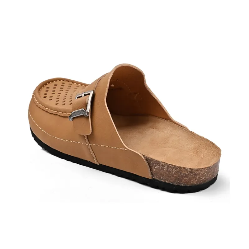 OUBT Cork Sole Wrap toe Slippers Men's-9