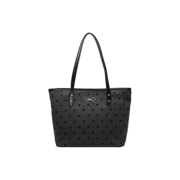 ROSEROOEN Fabric Shoulder Bag Regular Women's Bowknot/Stars/Polka Dot/Heart