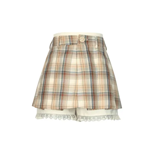 Snbl Casual Short Skirts Women's Brown