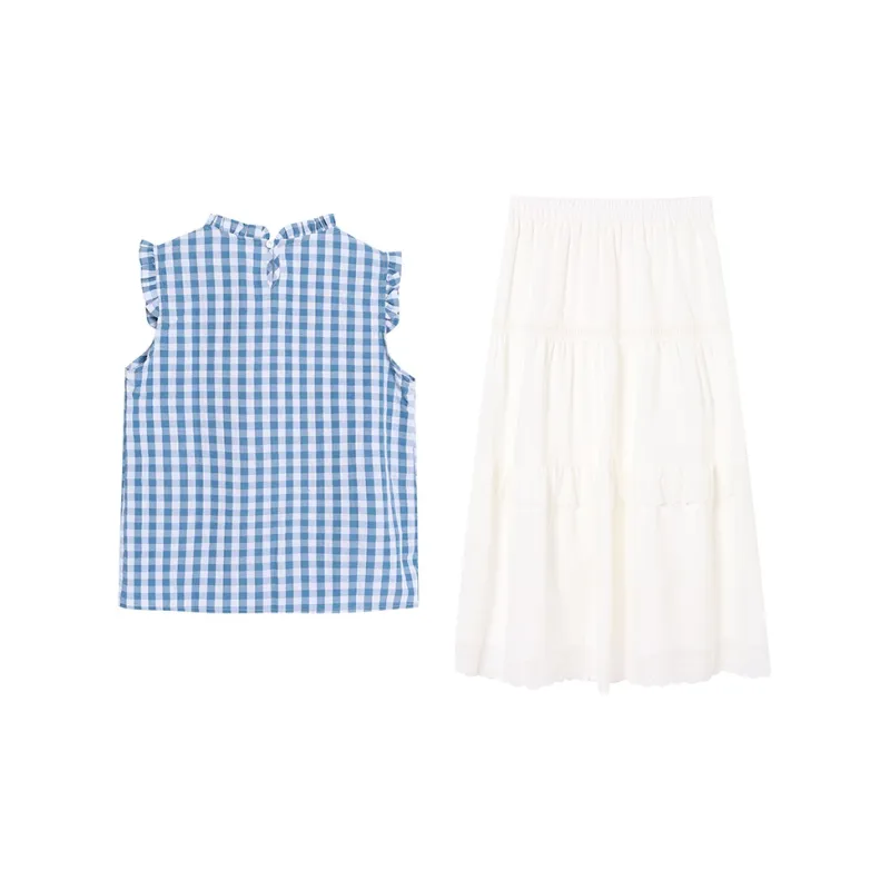 WOWI Two Piece Skirt Sets Women's-1