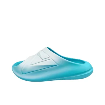 PEAK Very Small Fat Drag EVA Graffiti Odor-Resistant Abrasion-Resistant Slide Slippers Men's Teal