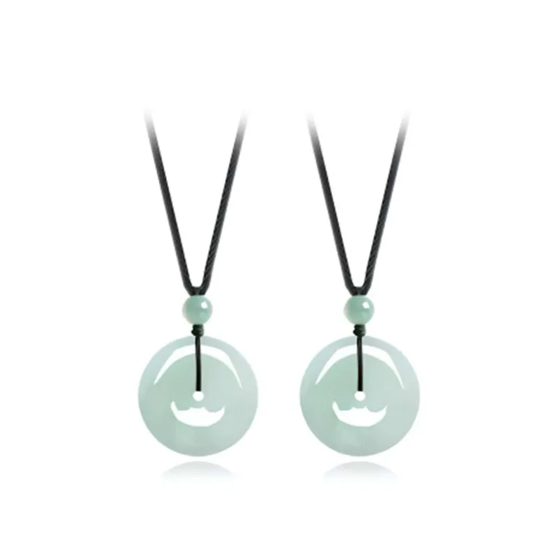 Bailijin Bean Type Jadeite Necklaces Unisex-1