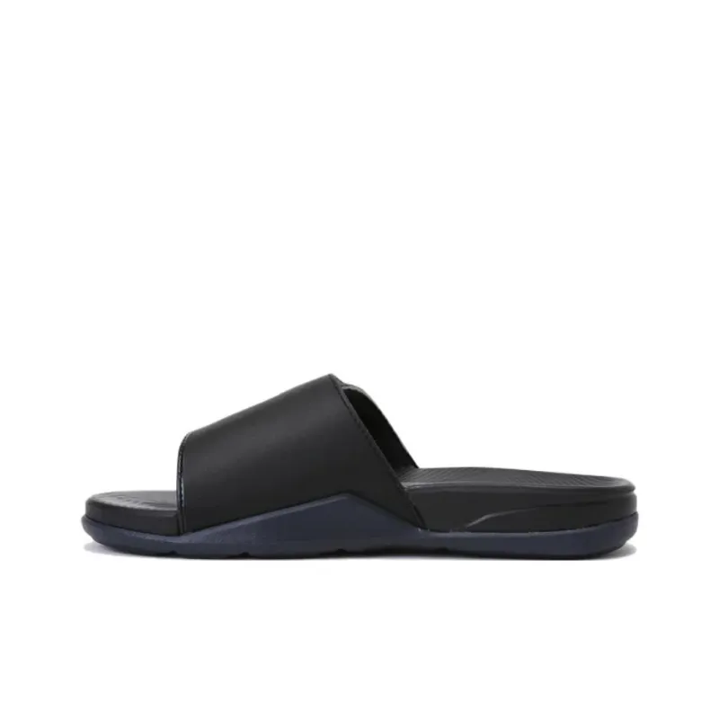DESCENTE Slip Resistant Abrasion Resistant Slide Slippers Men's Black-1