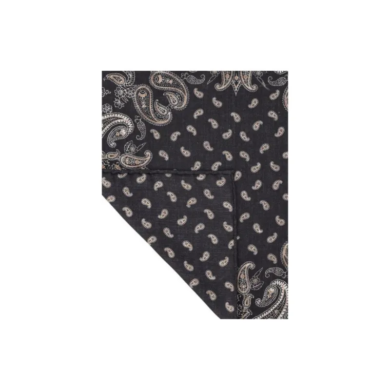 Brunello Cucinelli Printed Silk Pocket Square-1