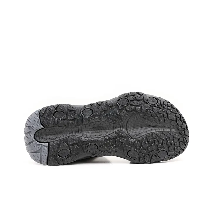 HANG TEN Beach Sandals Men Black/Gray-5