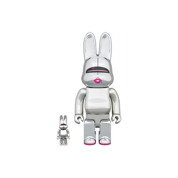 BE@RBRICK Rabbrick Hajime Sorayama Sexy Robot Chrome