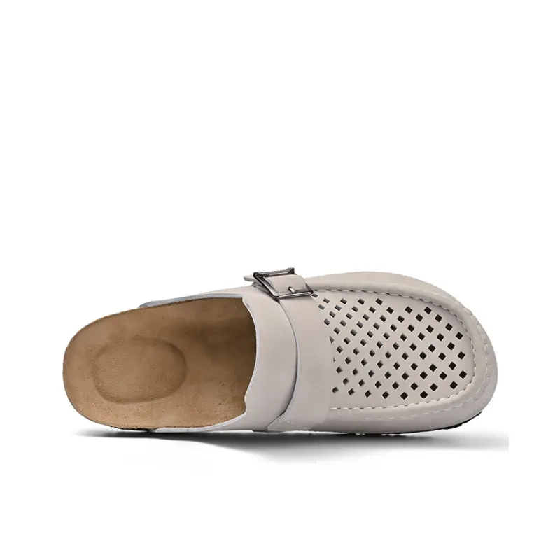 OUBT Cork Sole Wrap toe Slippers Men's-2