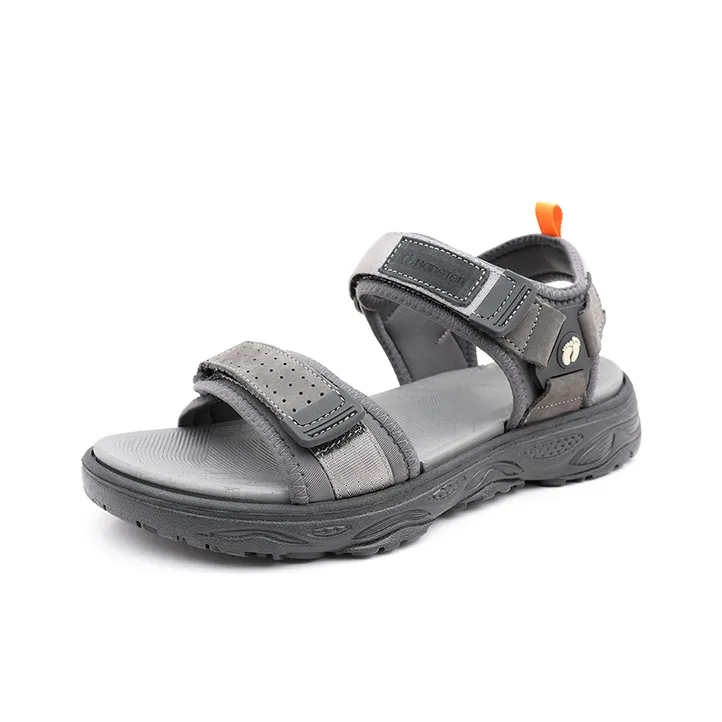 HANG TEN Beach Sandals Men Black/Gray-7