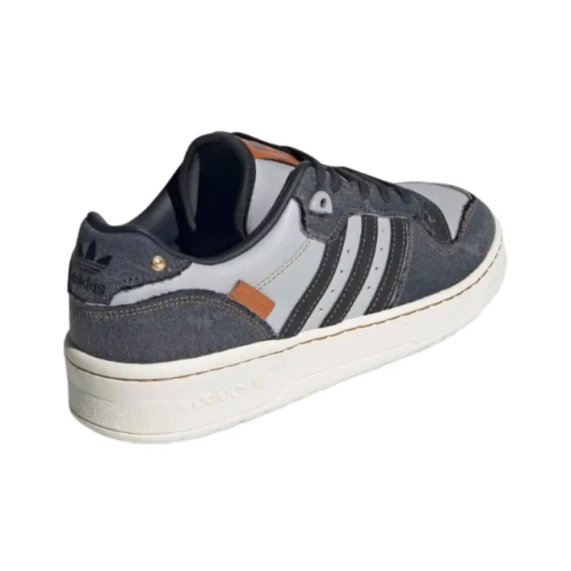 Adidas Originals Rivalry Anti Slip Wear Resistant Low Top Skateboard Shoes Unisex Gray-2