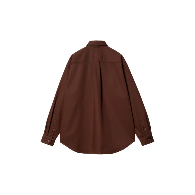 Carhartt WIP Module Script Shirt Shirt Men's Brown-1