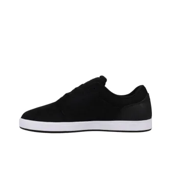 DC Shoes Anti-Slip Wear-Resistant Low-Top Skateboard Shoes Men's Black White