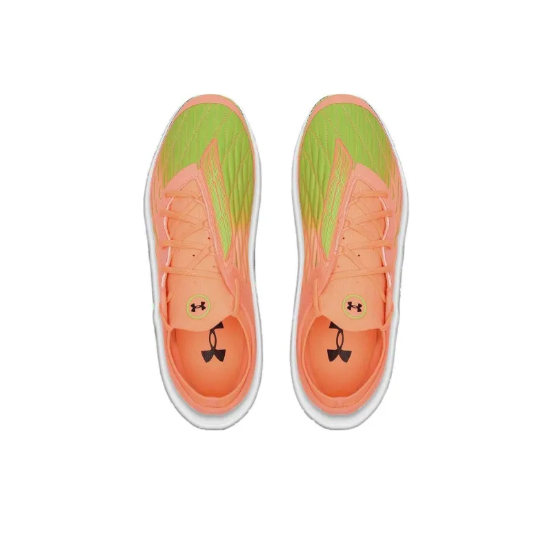 Under Armour FG Firm Ground Slip Resistant Soccer Shoes Men's Flame Orange-3