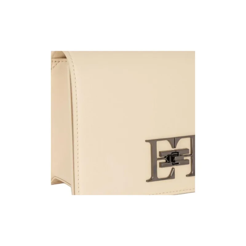 Elisabetta Franchi Logo Plaque Turn Lock Shoulder Bag-3