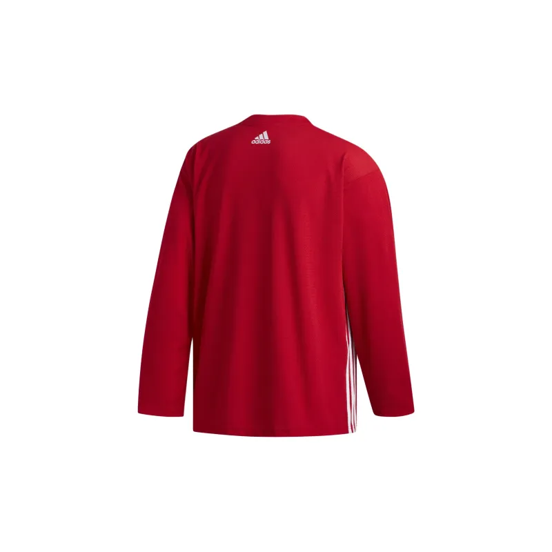 Adidas TEAM JERSEY T-Shirt Men's Canadian Red-1