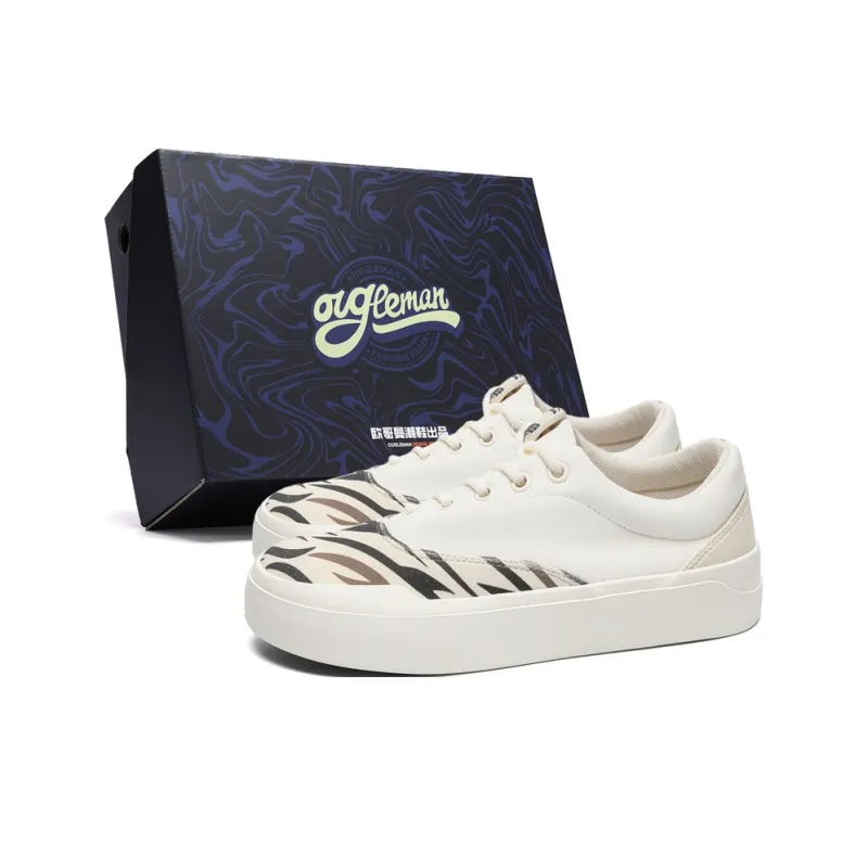 OUGLEMEN Slip Resistant Low Top Canvas Shoes Unisex-6