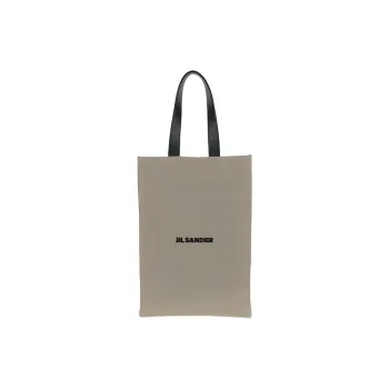JIL SANDER Logo Printed Top Handle Bag